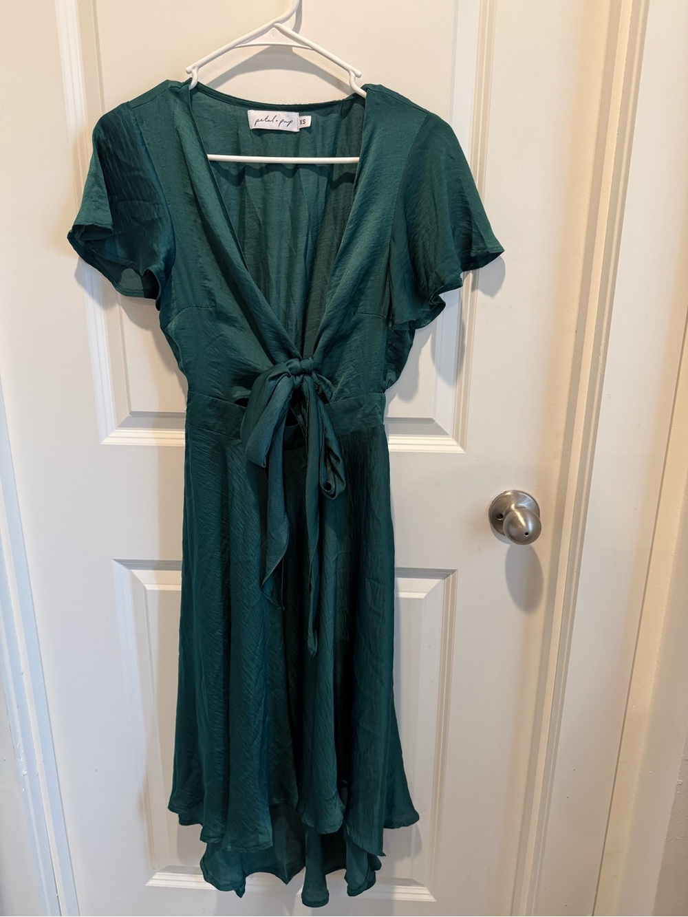 Petal & Pup Amanda Hi Lo Tie Front Dress Size XS - Picture 4 of 6